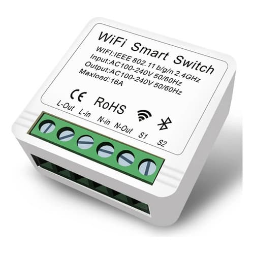Mini Módulo Interruptor Inteligente Tuya WiFi  Smart Switch Wi-fi Tuya Alexa