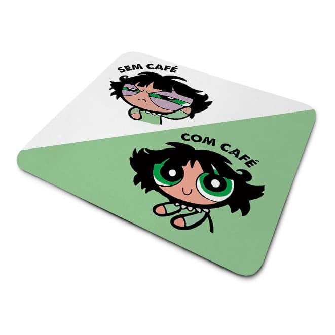 Mouse Pad Docinho Sem Café Com Café Poderosa