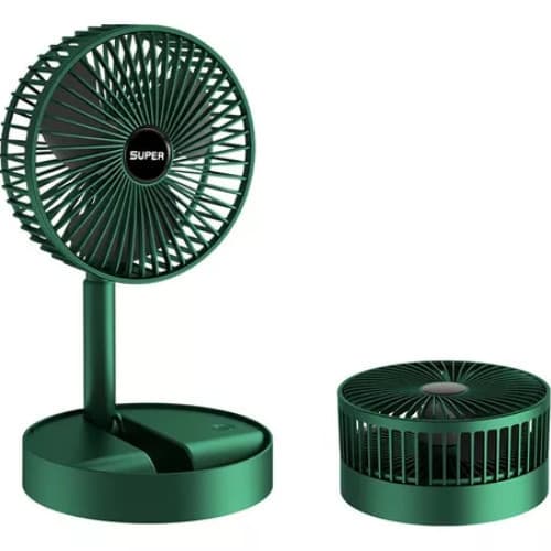 Mini Ventilador Telescópico Dobrável USB: Refrescância e Conexão Total! - Silencioso, Prático e com Suporte para Celular Ofertas a pronta entrega