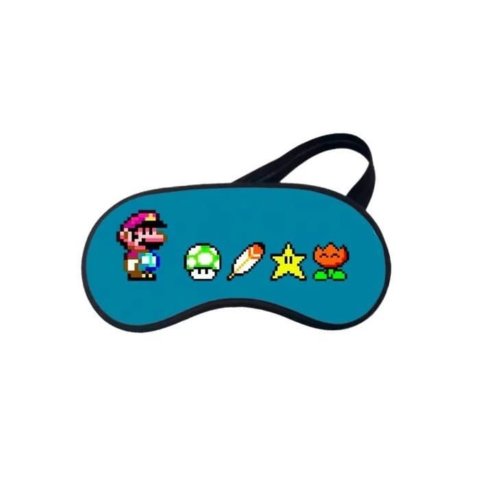 Mascara De Dormir Tapa Olhos Super Mario Power Personagens LC