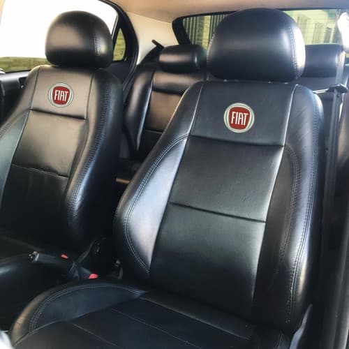 Capa Banco Carro 100% Couro Fiat Palio 96/97/98/99/00/01/02
