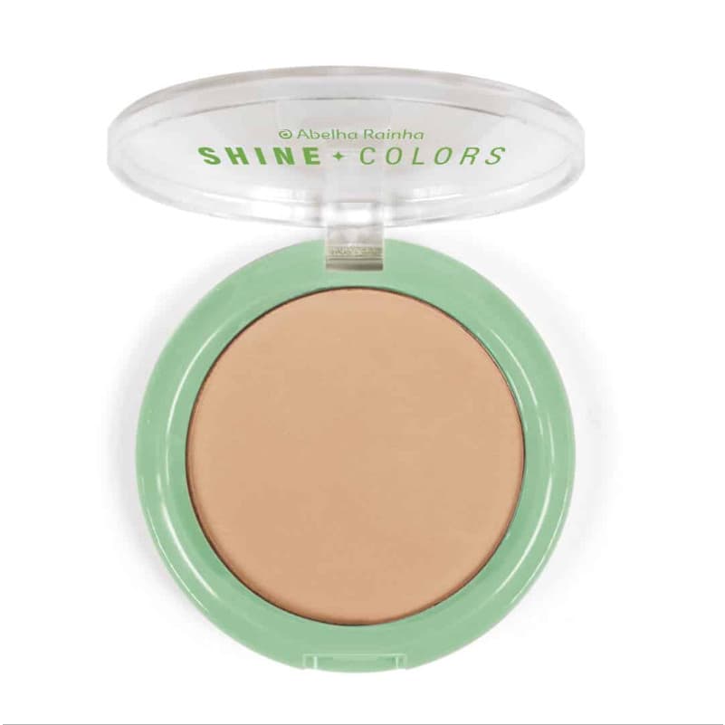 Pó Compacto Fps 15 Shine Colors Marrom Escuro10g