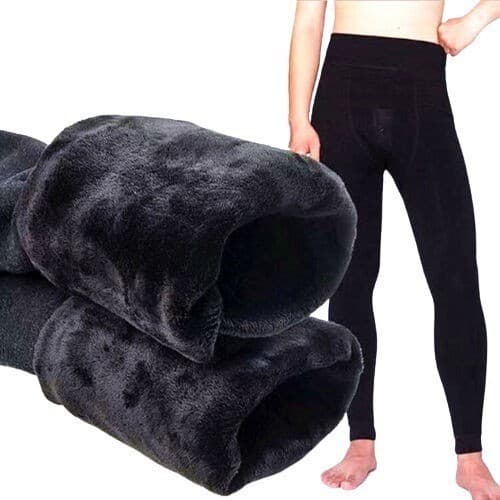 Calças Legging Masculina Térmica Forrada Plus Size Extra G