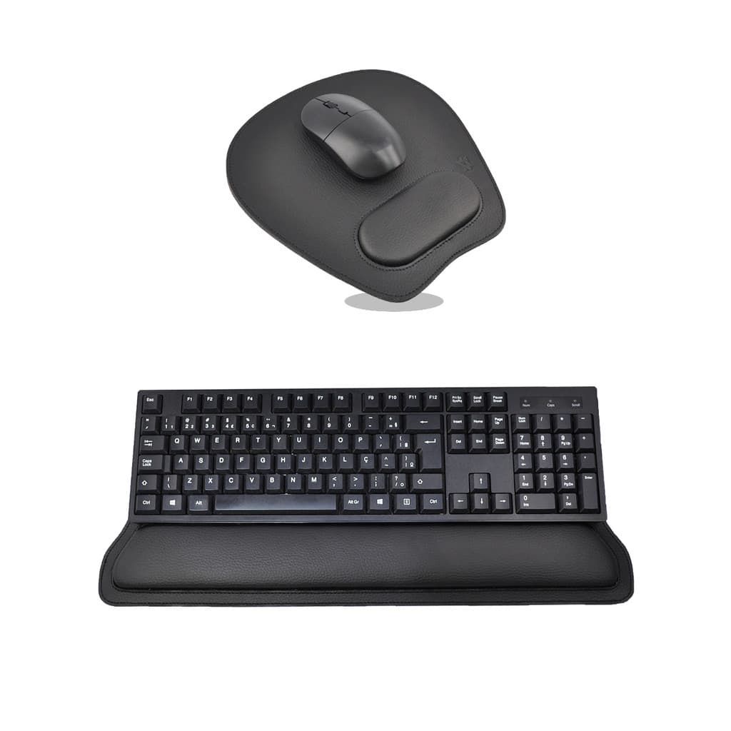 Kit Mouse Pad E Apoio De Teclado Organizador de Mesa - Vayly