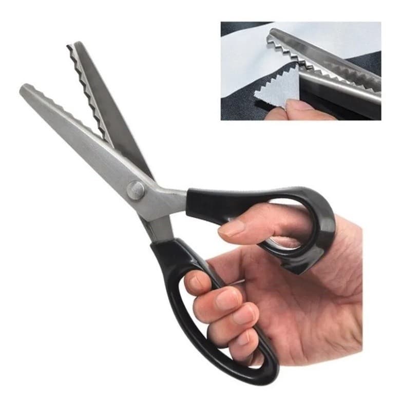 TESOURA DE PICOTAR PROFISSIONAL PARA  ARTESANATO, ARTES, ESCOLAR, PROFISSIONAL DIY