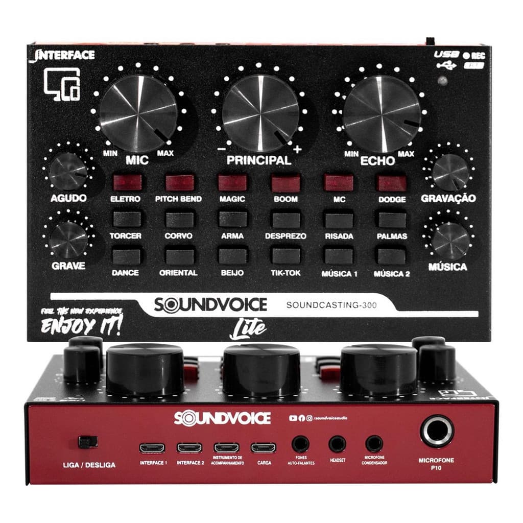 Interface De Aúdio Soundvoice Lite Soundcasting 300