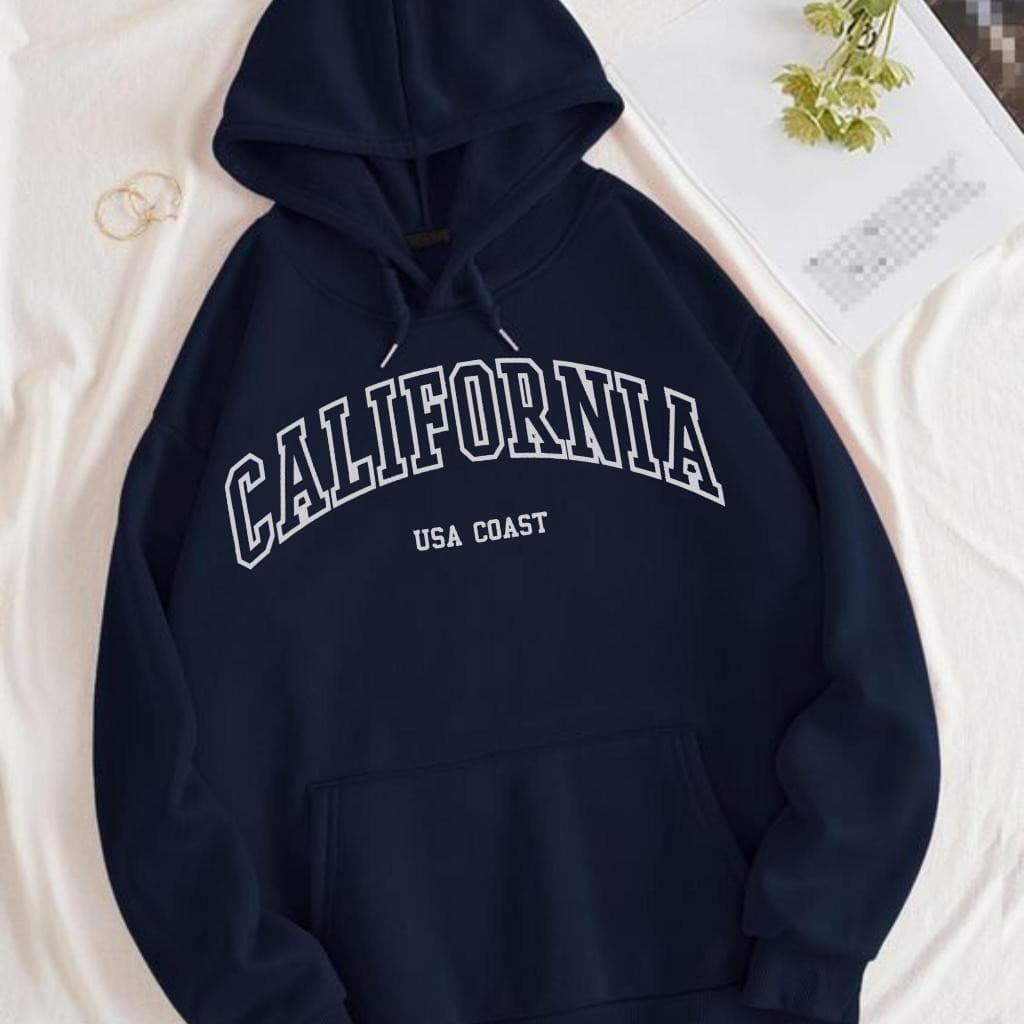 moletom feminino Blusa de Frio 100%algodão moleton casaco agasalho California Usa Cost