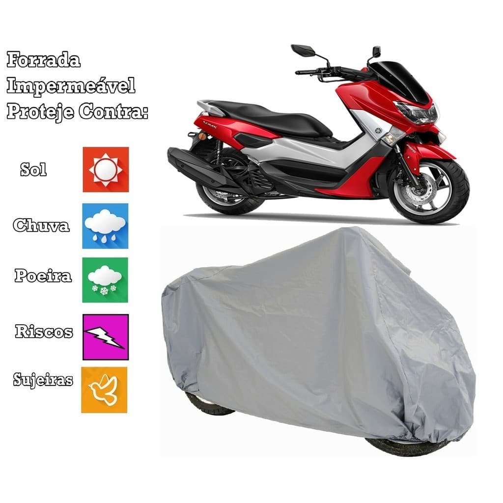 Capa Cobrir Moto Yamaha Nmax 160 100 % Forrada e 100% Impermeável