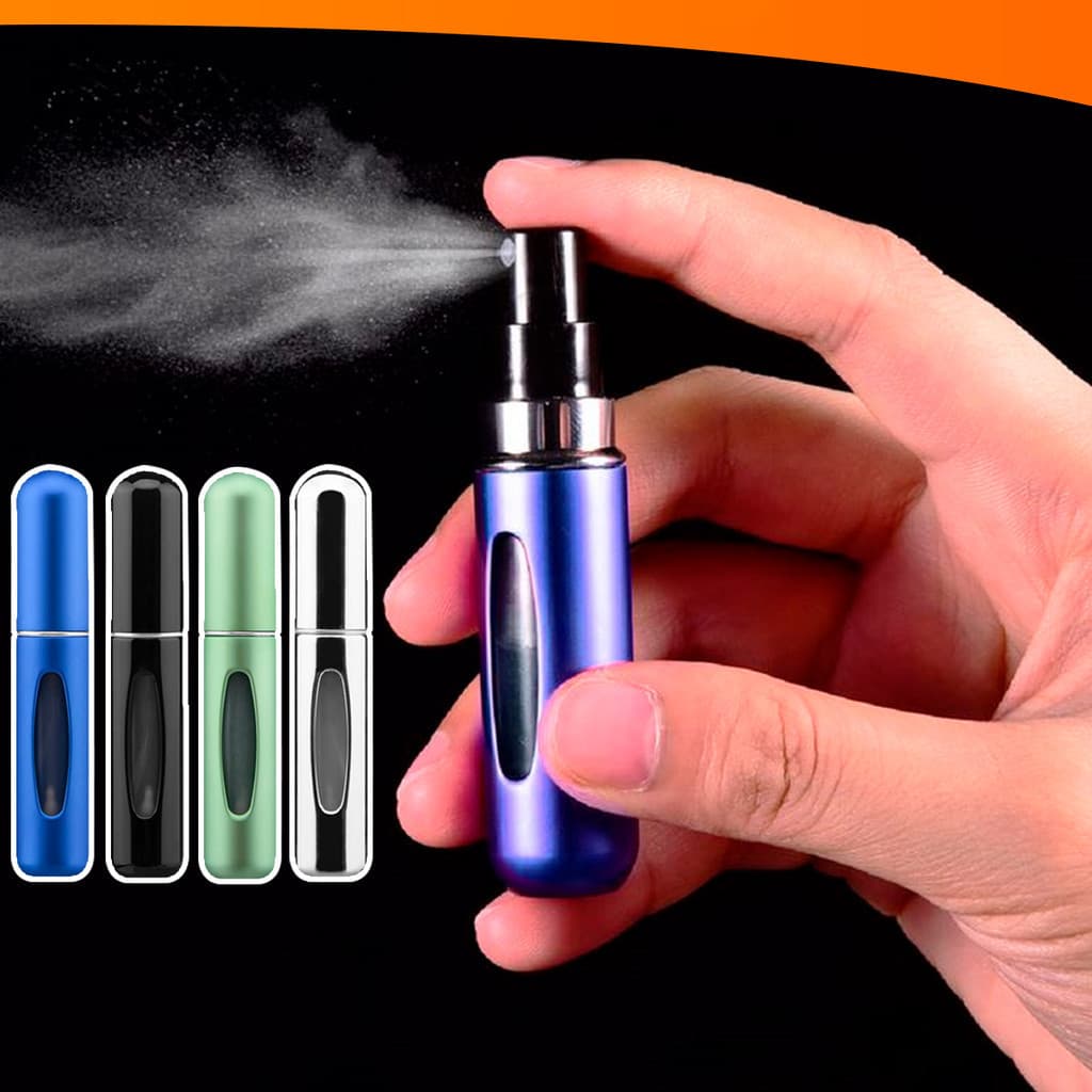 Mini Porta Perfume Spray Portátil para Viagem de 5ML Recarregável