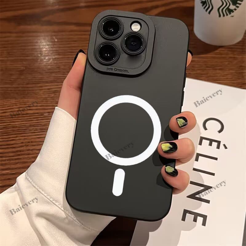 Invólucro itel A70 Phone Case Capa Lente Suporte Protetor Magnético Carregador Sem Fio Adesivo