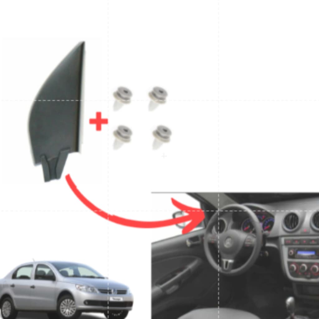 Acabamento Interno Retrovisor Gol Direito Voyage 08/ G5 G6 G7 S/furo