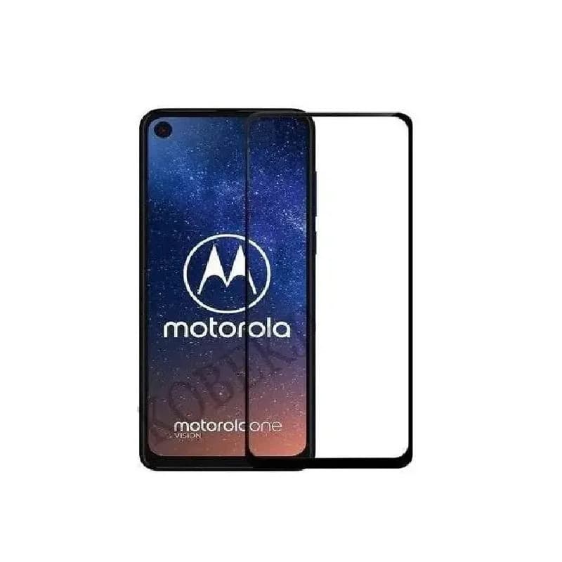 Película De Vidro 3d 4d 5d Moto One Action e Vision -  Preta