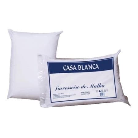 Travesseiro De Malha Casa Blanca 65cm X 45cm Sultan
