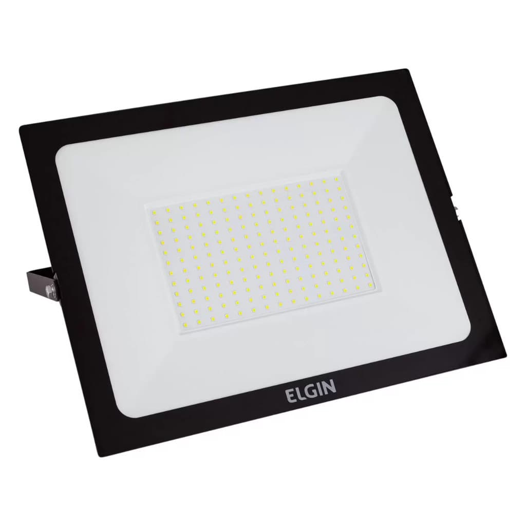 Refletor Projetor Luminária LED 400W 6500K Preto - Elgin
