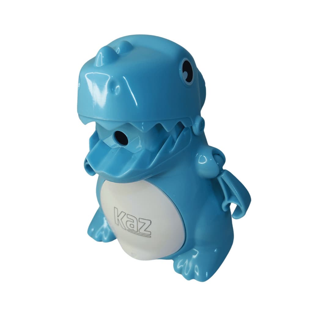 APONTADOR MANUAL DE MESA DINOSSAURO AZUL KAZ