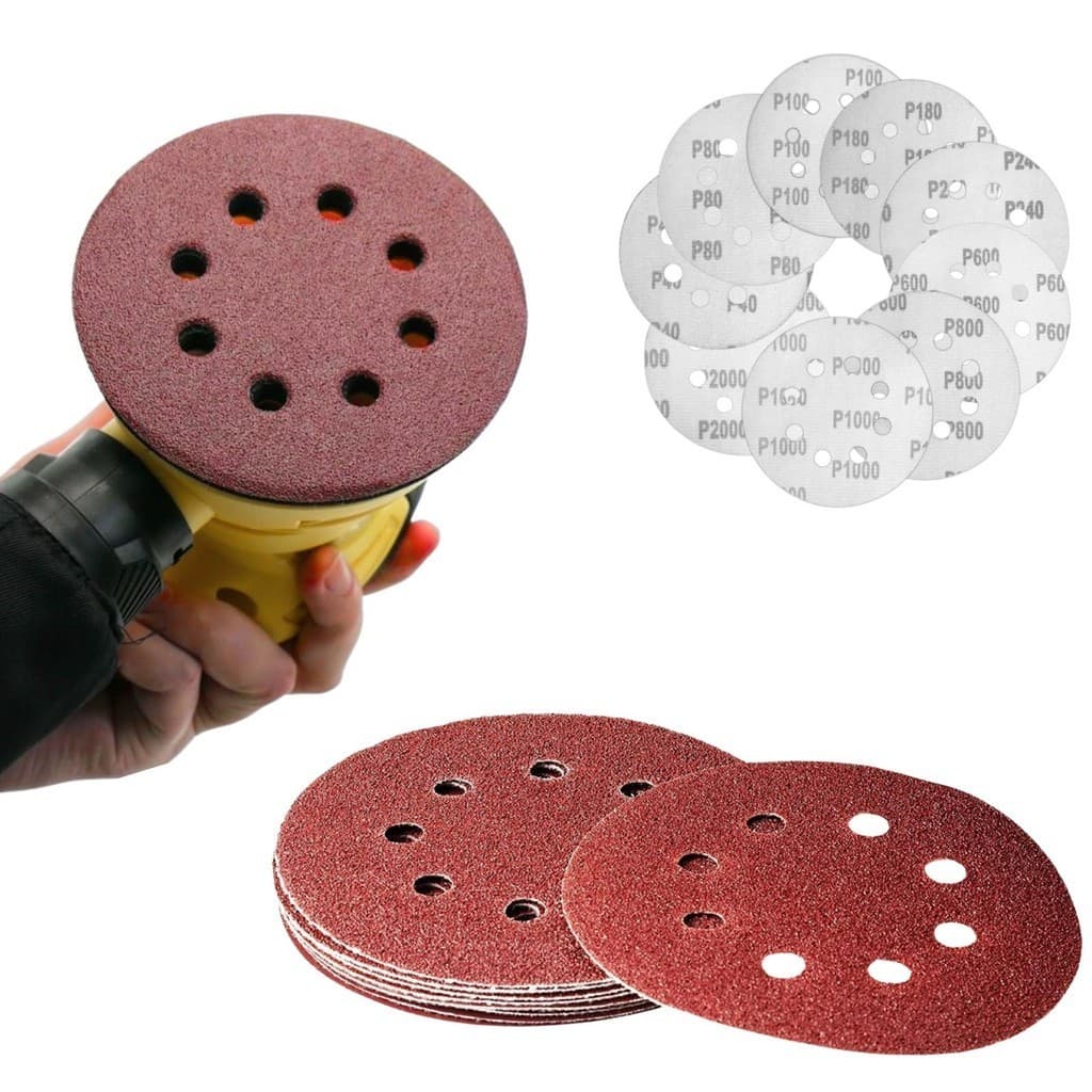 20 Disco de Lixa 180mm 7 Polegadas Para Lixadeira de Mão Parede e Teto com Velcro