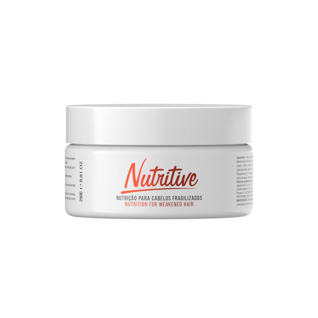 Máscara de nutrição capilar com extrato de mamão Nutritive - 250g - Macpaul Professional