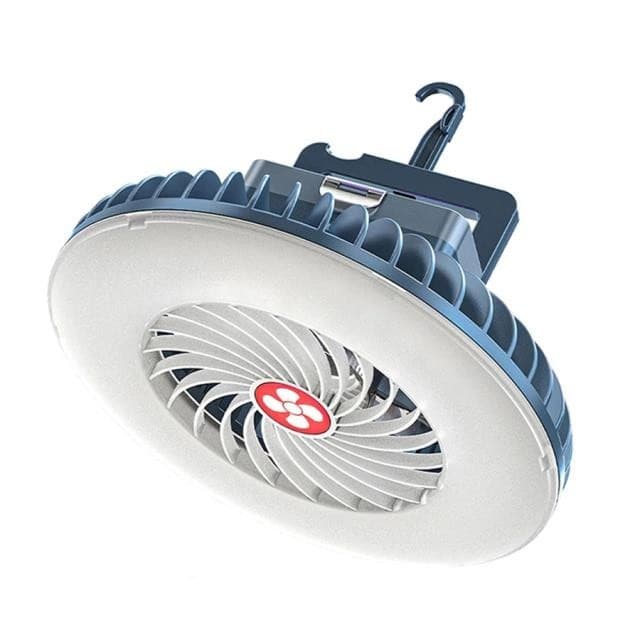 Ventilador Para Acampamento Portatil Recarregavel Mesa Led