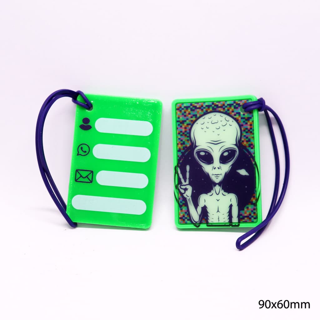 Tag E.T. de Identificação de Malas e Mochilas - Personalizável e Durável