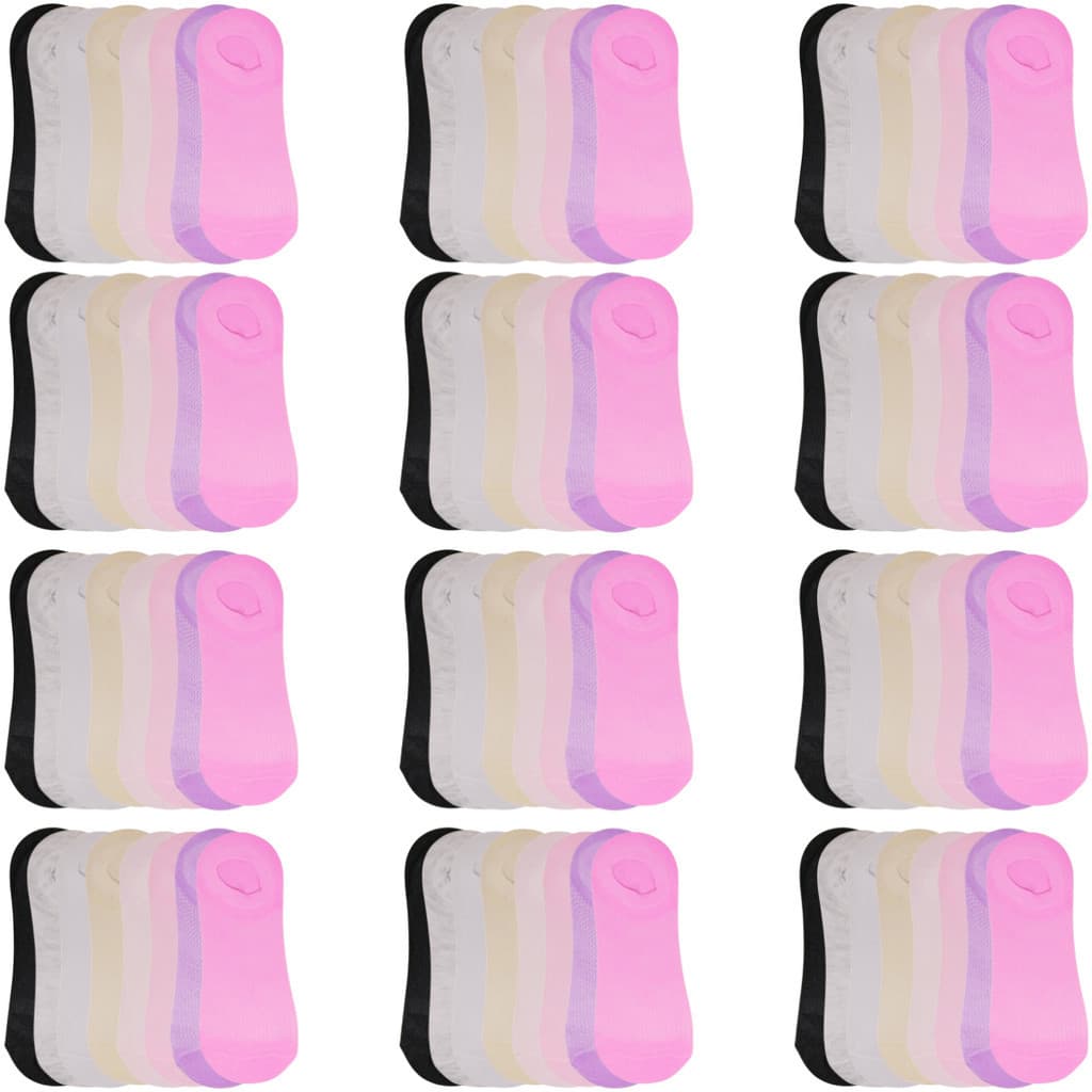 Kit 12 Pares Meia Sapatilha Feminino invisível Confortável Atacado Revenda