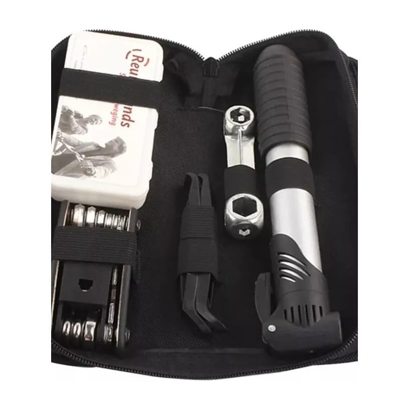 Kit Ferramentas Chaves Bike Bomba Remendo Reparo Bicicleta