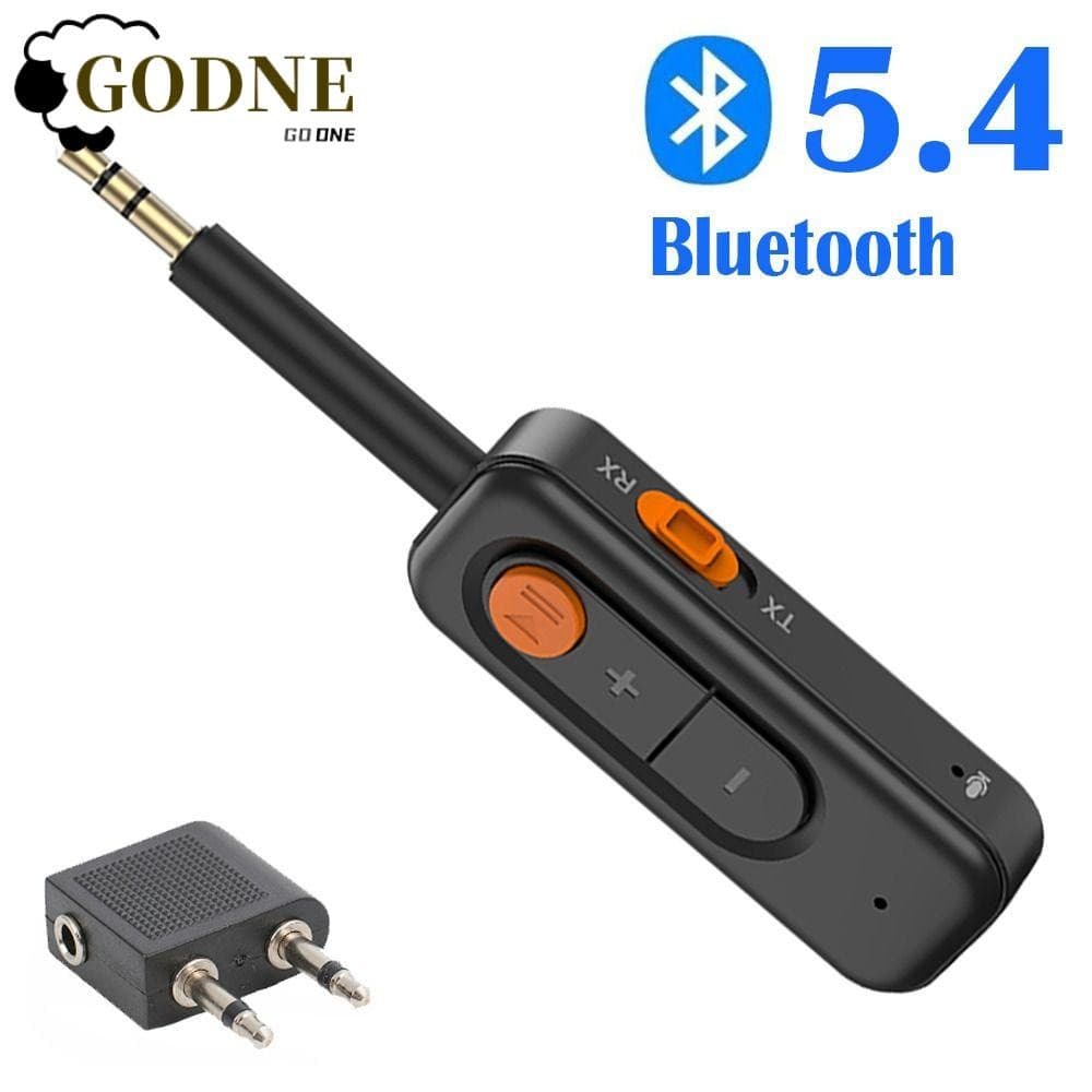 Transmissor Receptor GODNESSFO Bluetooth 5.4 , Fone De Ouvido Para PC 2 Em 1 Adaptador De Áudio Sem Fio , Universal Com