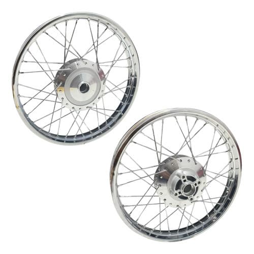 Par De Roda Cg Fan 125 2009 A 2018 Tambor Prata Diamantado