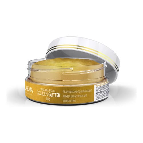 Máscara De Ouro Facial Lakma Golden Glitter Tipo De Pele Rugas E Flacidez