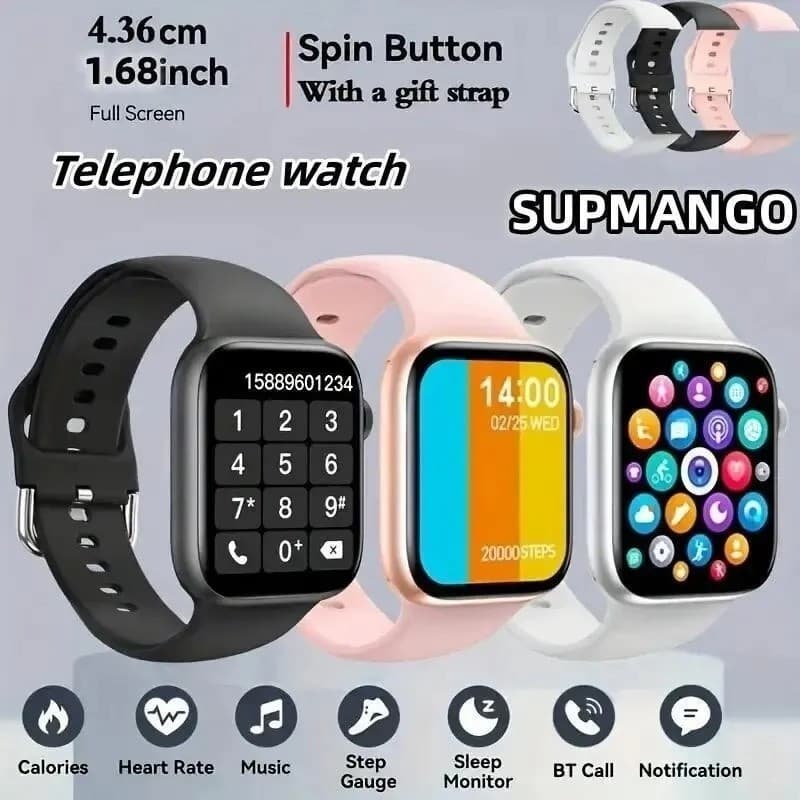 Relógio Inteligente Smartwatch S20PRO Unisex Cor Preto a Prova de água Bluetooth fitness monitor Saúde
