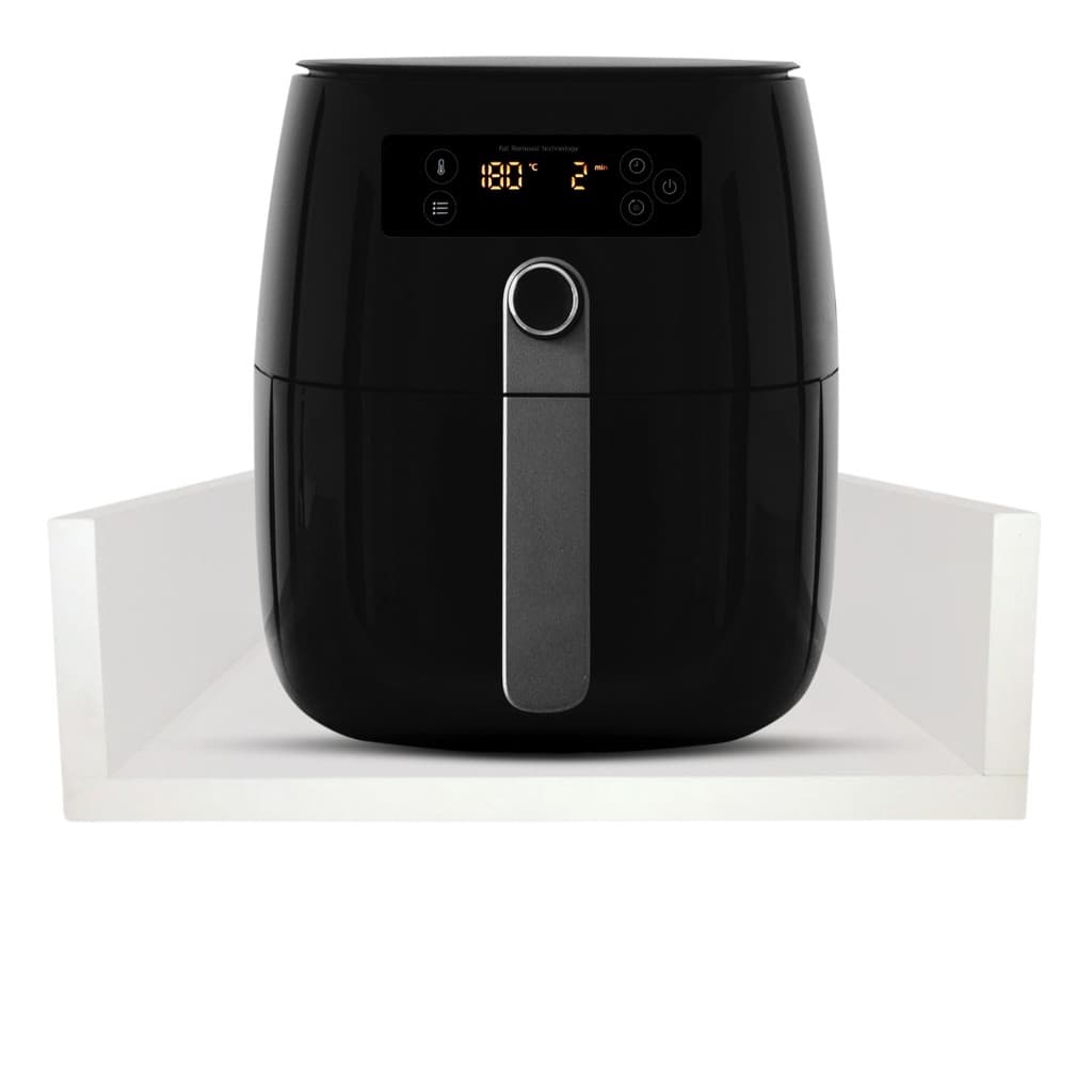 Prateleira Para Air Fryer Cozinha Nicho Multiuso Cafeteira Bebedouro Filtro 100% Mdf Branco Montado