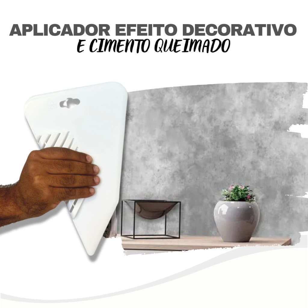 Aplicador de Efeito Decorativo Cimento Queimado