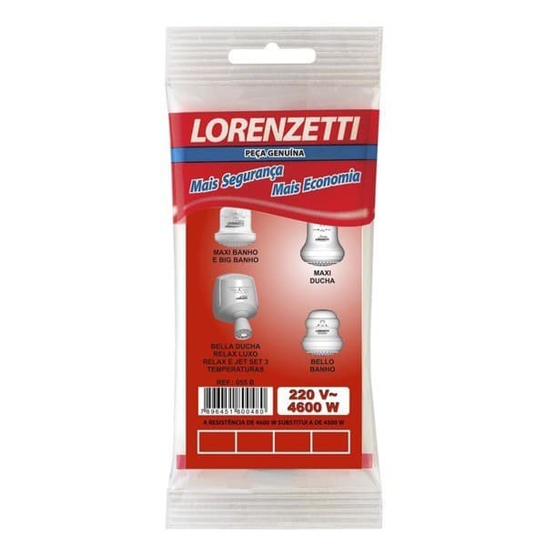 RESISTENCIA MAXI DUCHA 220V 4600W - LORENZETTI