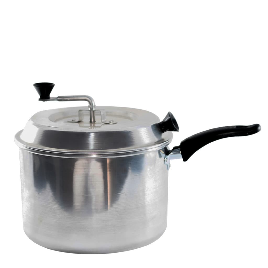 Pipoqueira Panela Em Aluminio 4 L Pipoca Doce e Sal Fitness