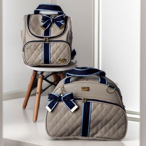 Saída Maternidade Bolsa Premium Menina Menino Bag Mochila