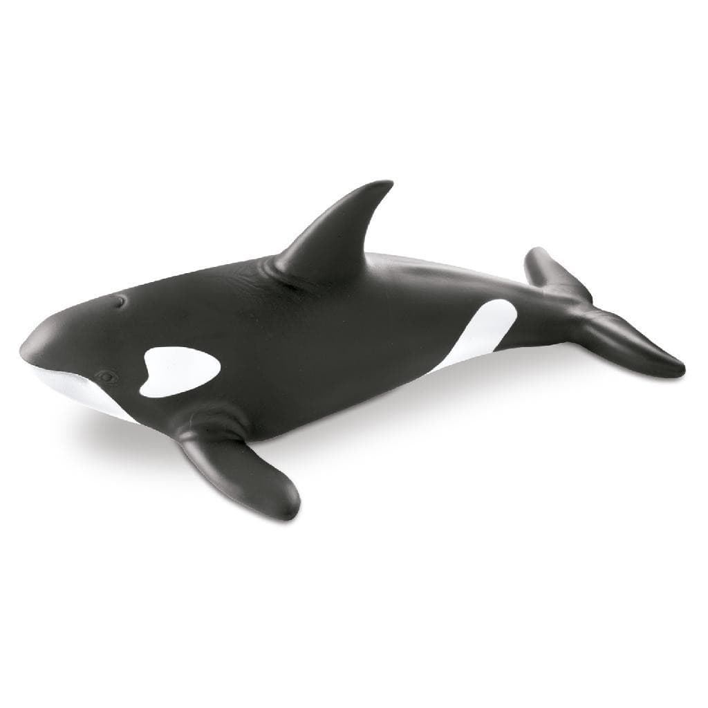 Baleia Orca de Brinquedo Super Realista Em Vinil Animal Aquático