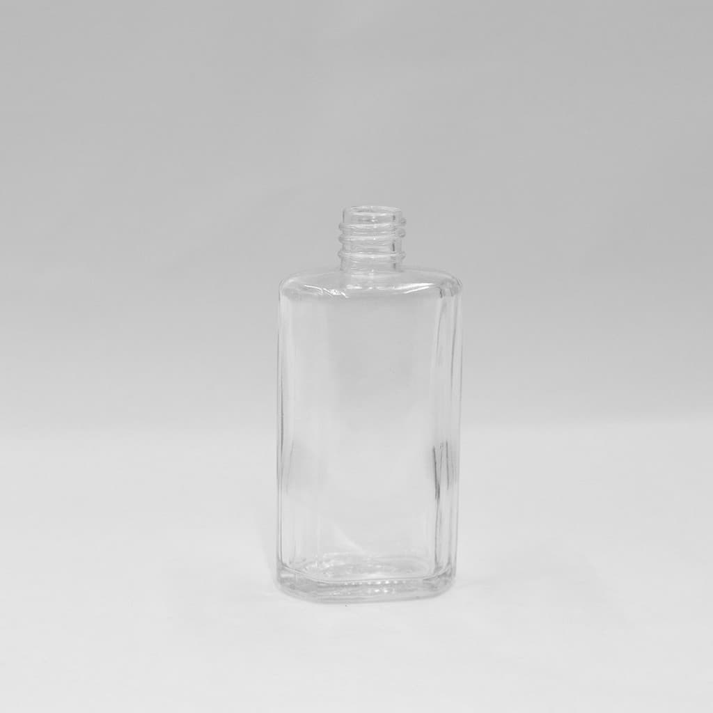 Frasco de Vidro Transparente 65ML com Rosca 18/410 Modelo '261'