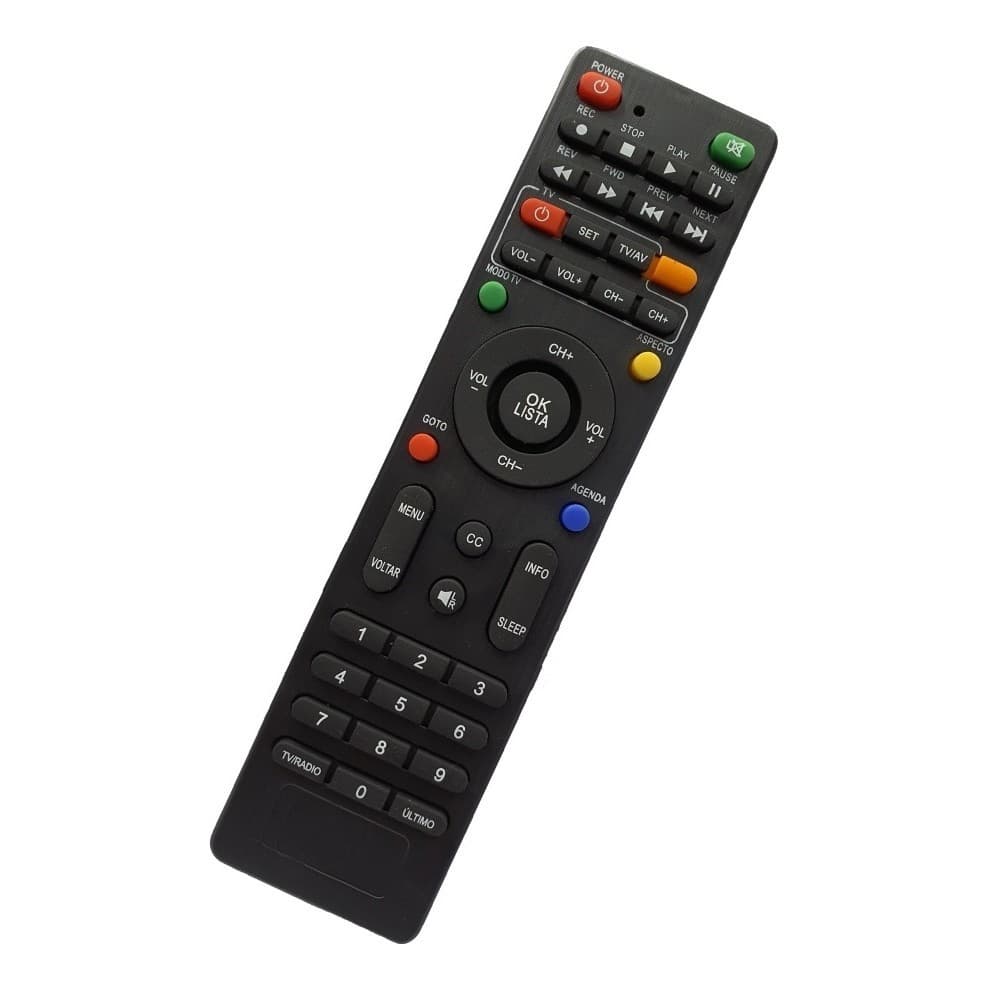 Kit 10 Pçs Controle PARA Century Midiabox B1 /b2 /b3 /c5 /7100 novo