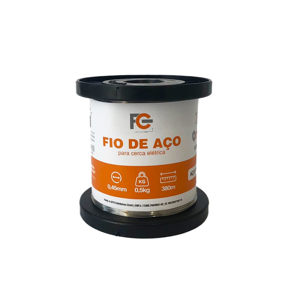 FIO DE ACO INOXIDAVEL 0,60MM  0,9KG / 400MTS