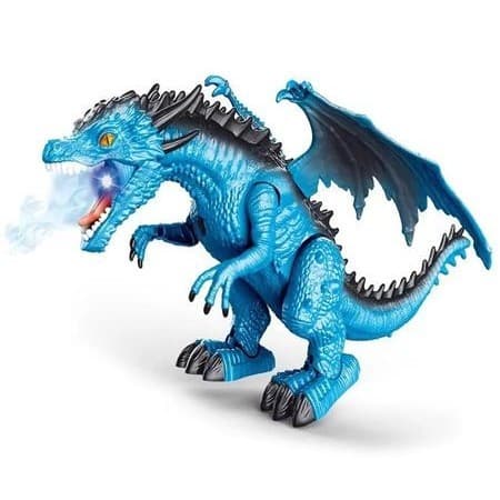 Brinquedo Dragão Eletrônico Gelo ou Fogo  Com Controle Som Luz Vapor