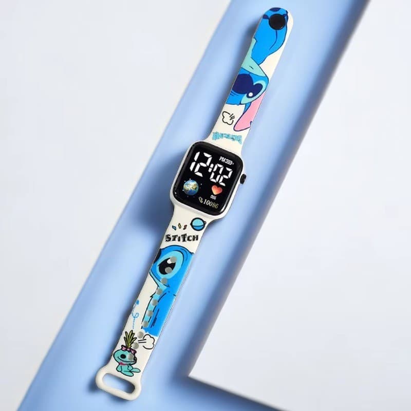 Stitch Disney Crianças Relógios Meninas Para Niños Niña Reloj Relógio Digital Feminino Infantil