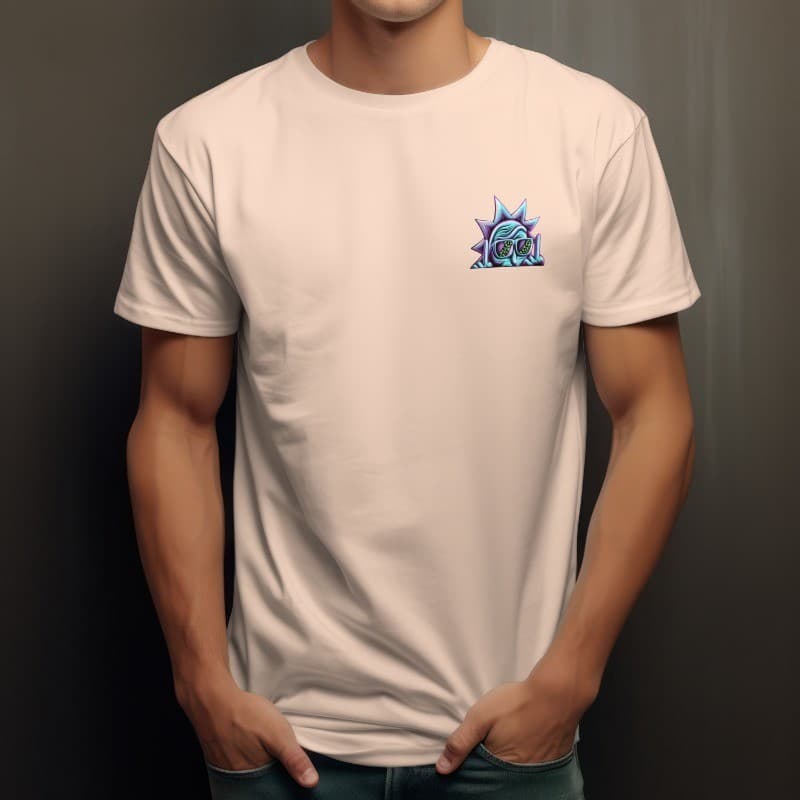 Camiseta Masculina Oversized Camisa Streetwear Rick 100% Algodão