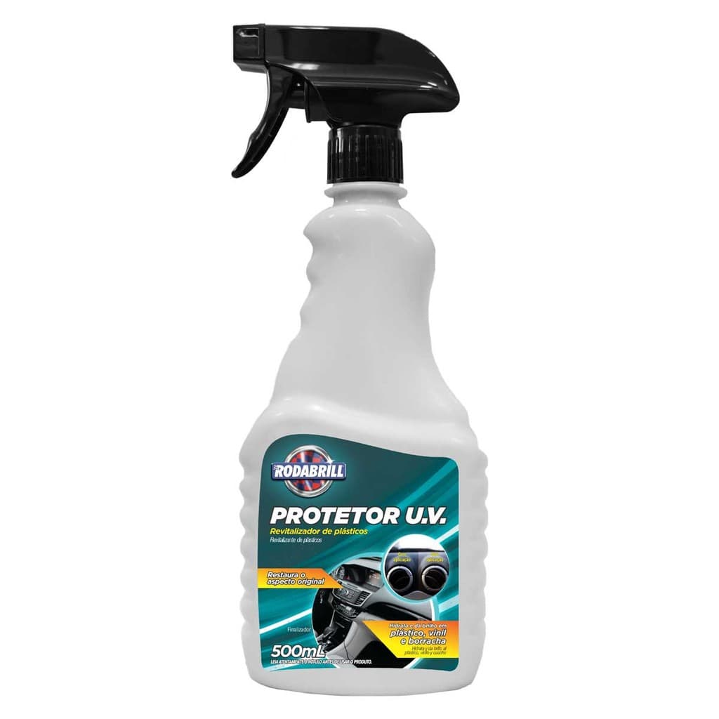 Revitalizador e Restaurador de Plástico Automotivo Proteção U.V. Original Rodabrill 500ml