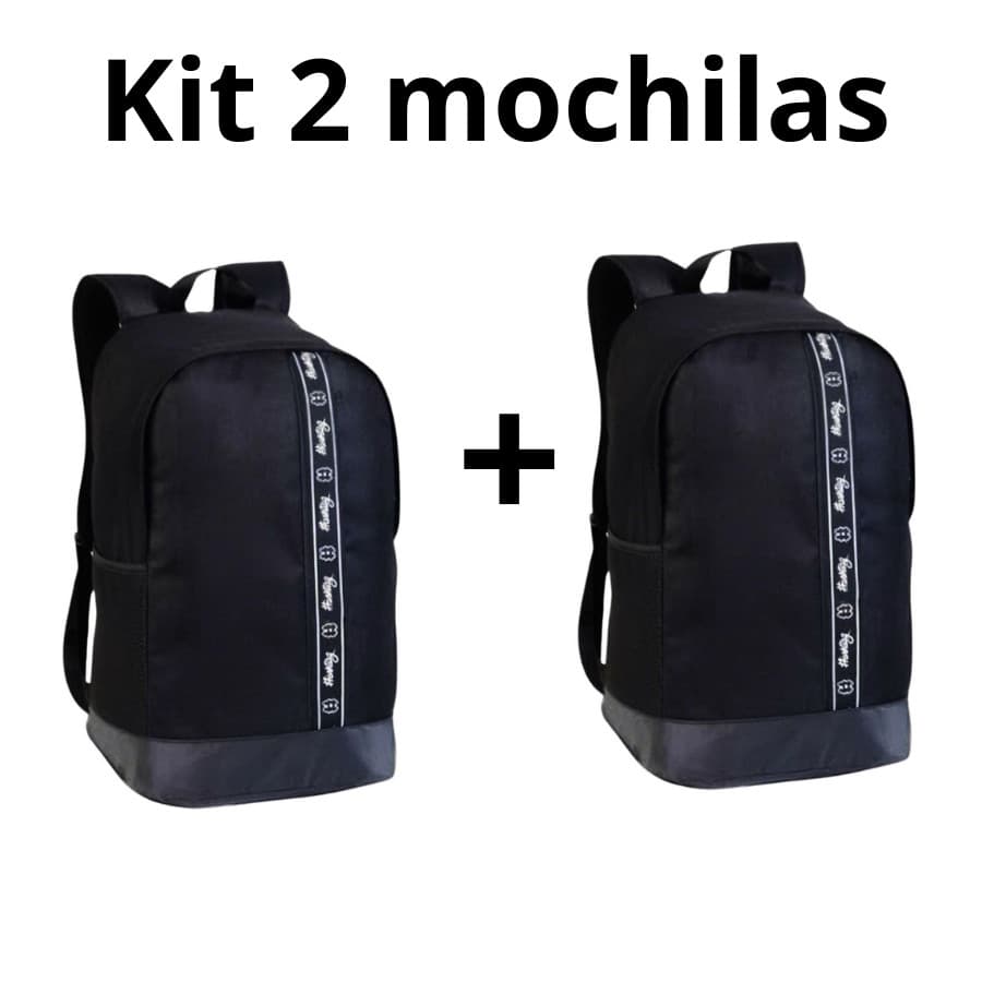 Mochila Escolar Masculino Impermeável Meninos Meninas Kit 2 Mochilas Mochila Grande Conforto