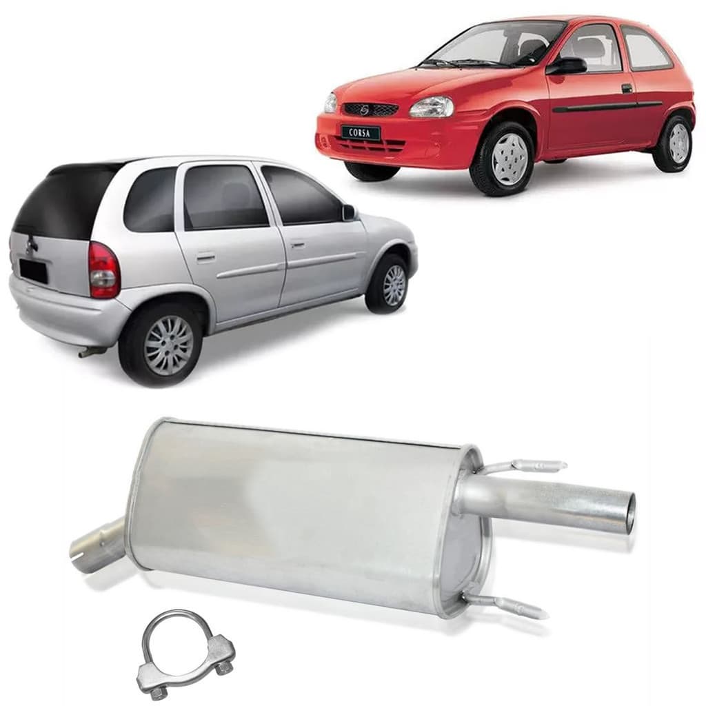 Escapamento Traseiro Corsa Hatch 1.0 1.4 1.6  Ano 94 A 2004