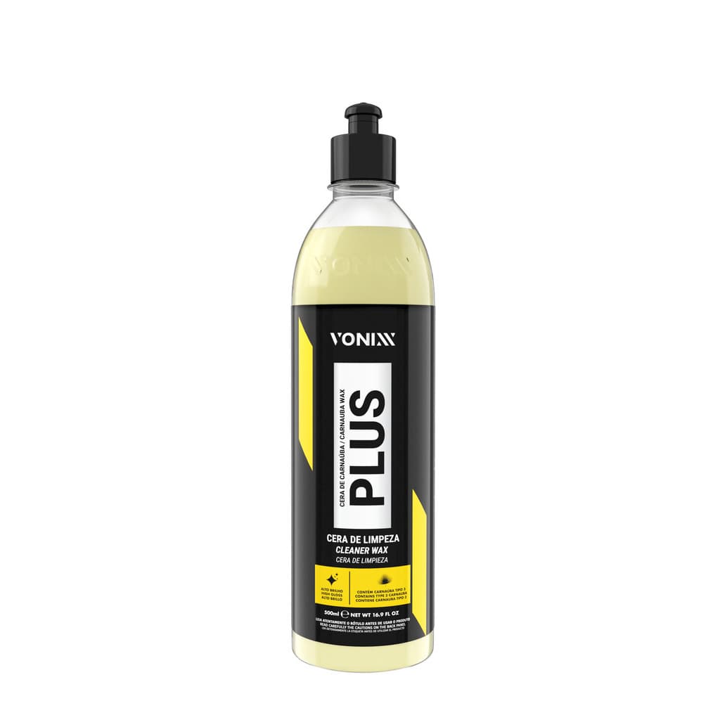 Cera Carnaúba Plus Vonixx 500ml Cera Liquida Automotiva