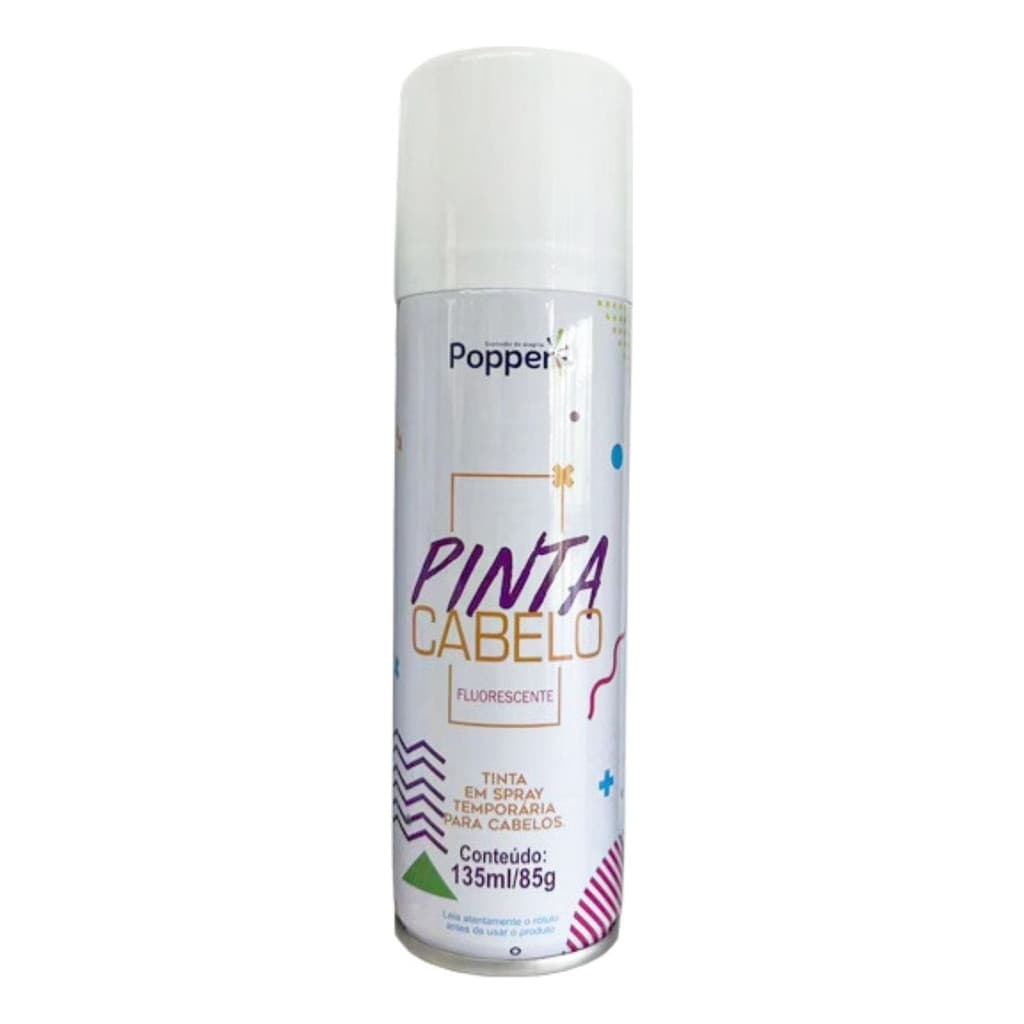 Tinta Temporária Fluorescente Para Cabelo Branca 135ml Neon
