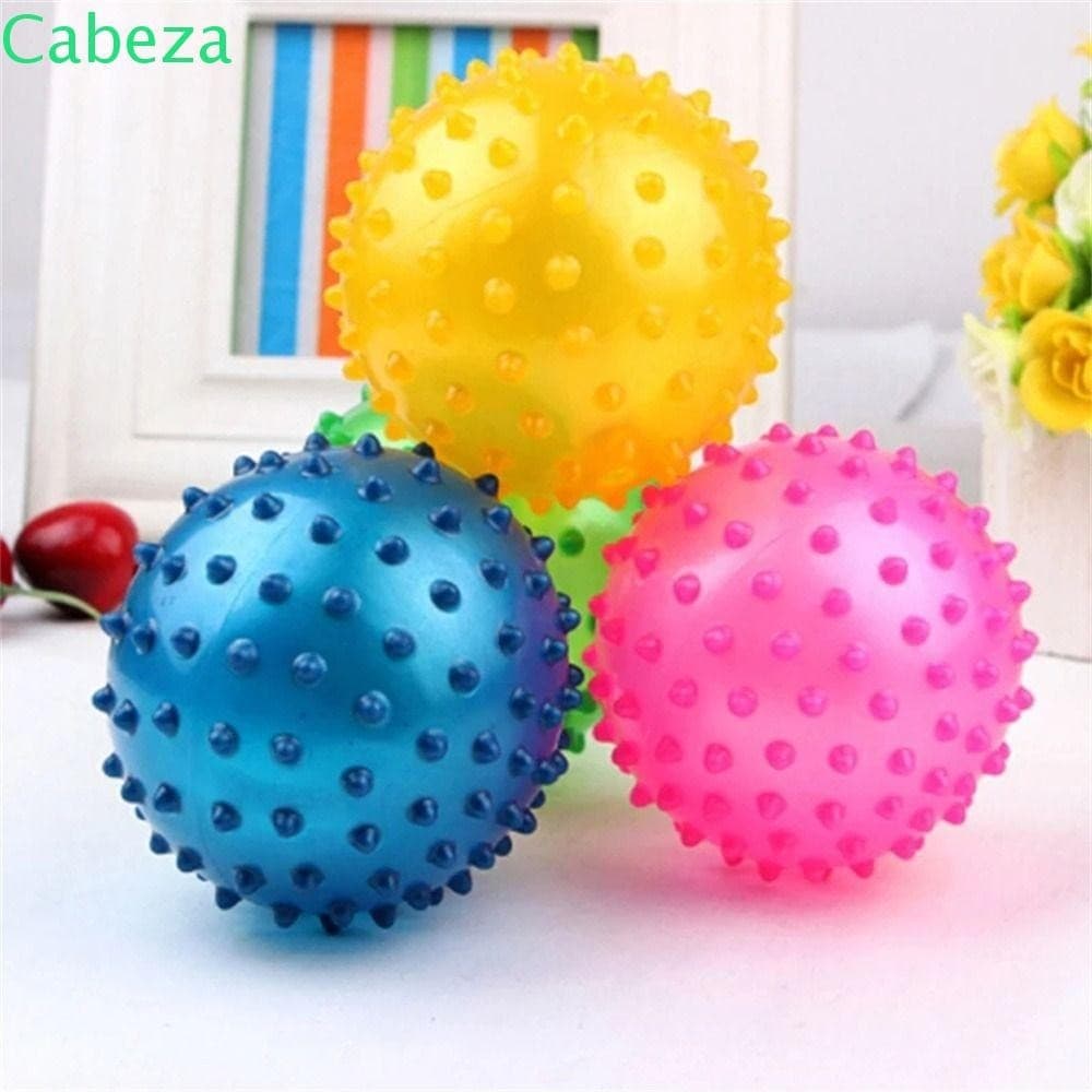 Bola Inflável CABEZA1 , De Borracha Saltitante De Aperto Macio , Balão Educacional Massagem De 16/18/22 Cm