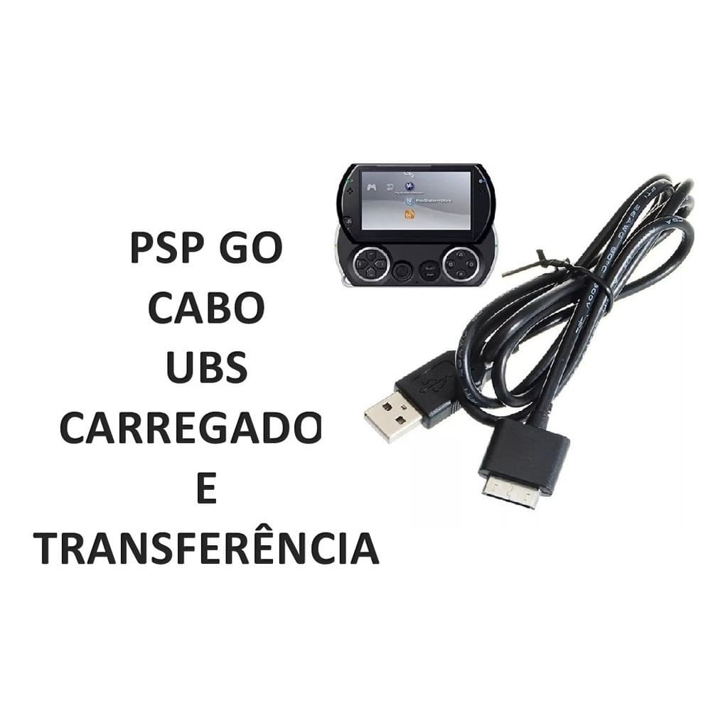 Carregador Usb Psp Go E Transferências De Dados