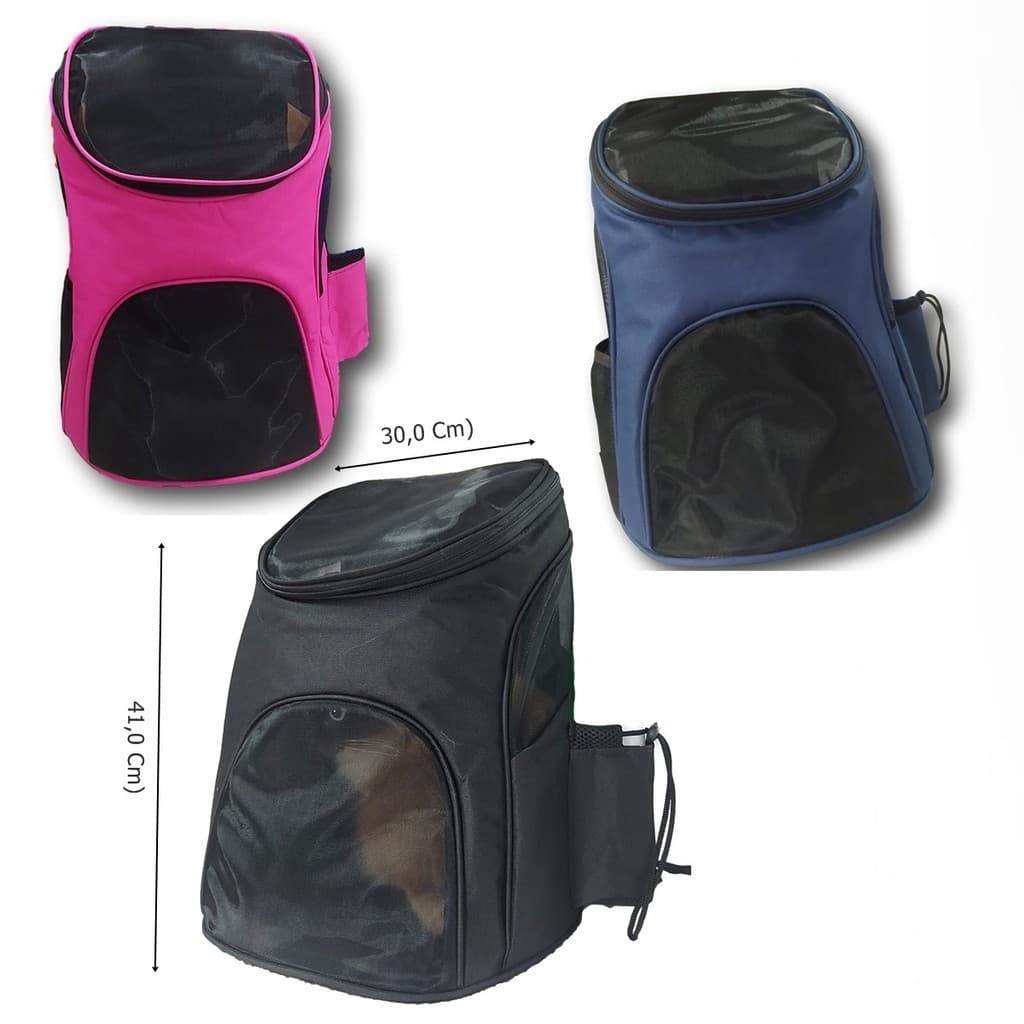 Bolsa Mochila Para Transportar Pets Levar Cachorro Gato Na Moto Rf06
