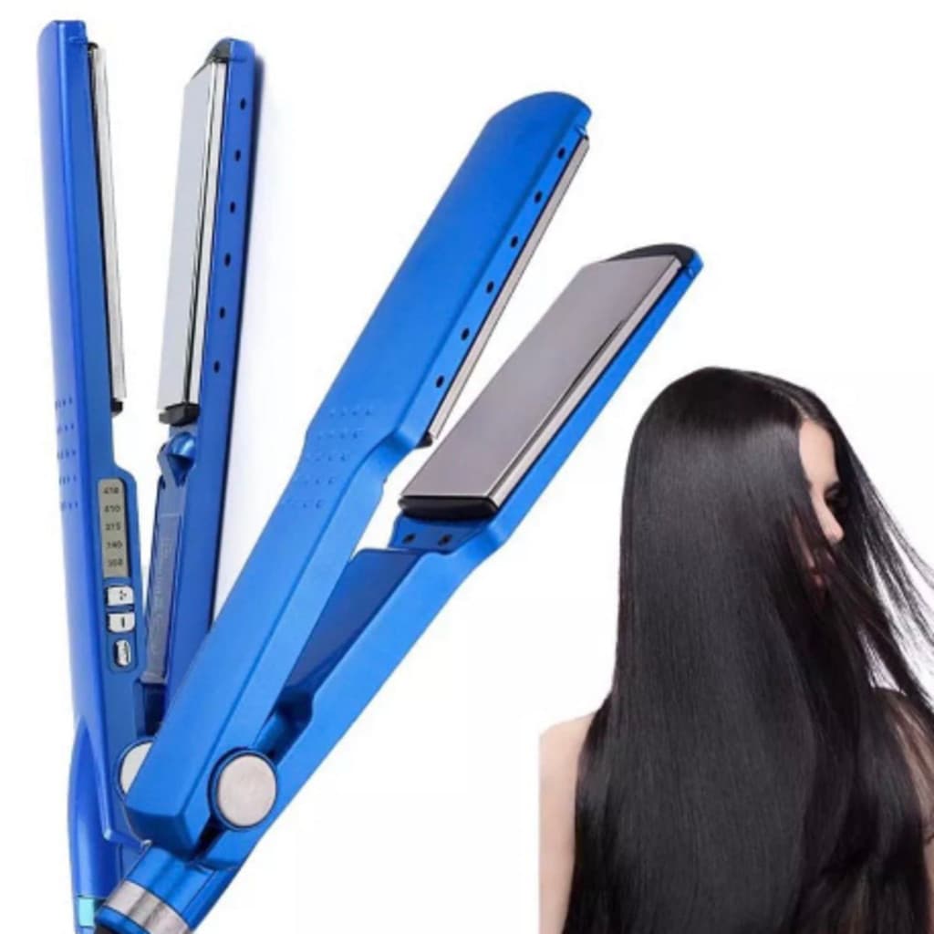 Prancha Chapinha Alisadora Proficional 450°F / 232°C AZUL